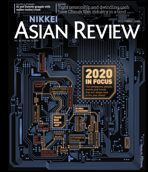 Giảm Giá Sốc - COMBO 2 Quyển Tạp Chí Châu Á - Nikkei Asian Review: No.1- 2020 in Focus và No.2 - Red States