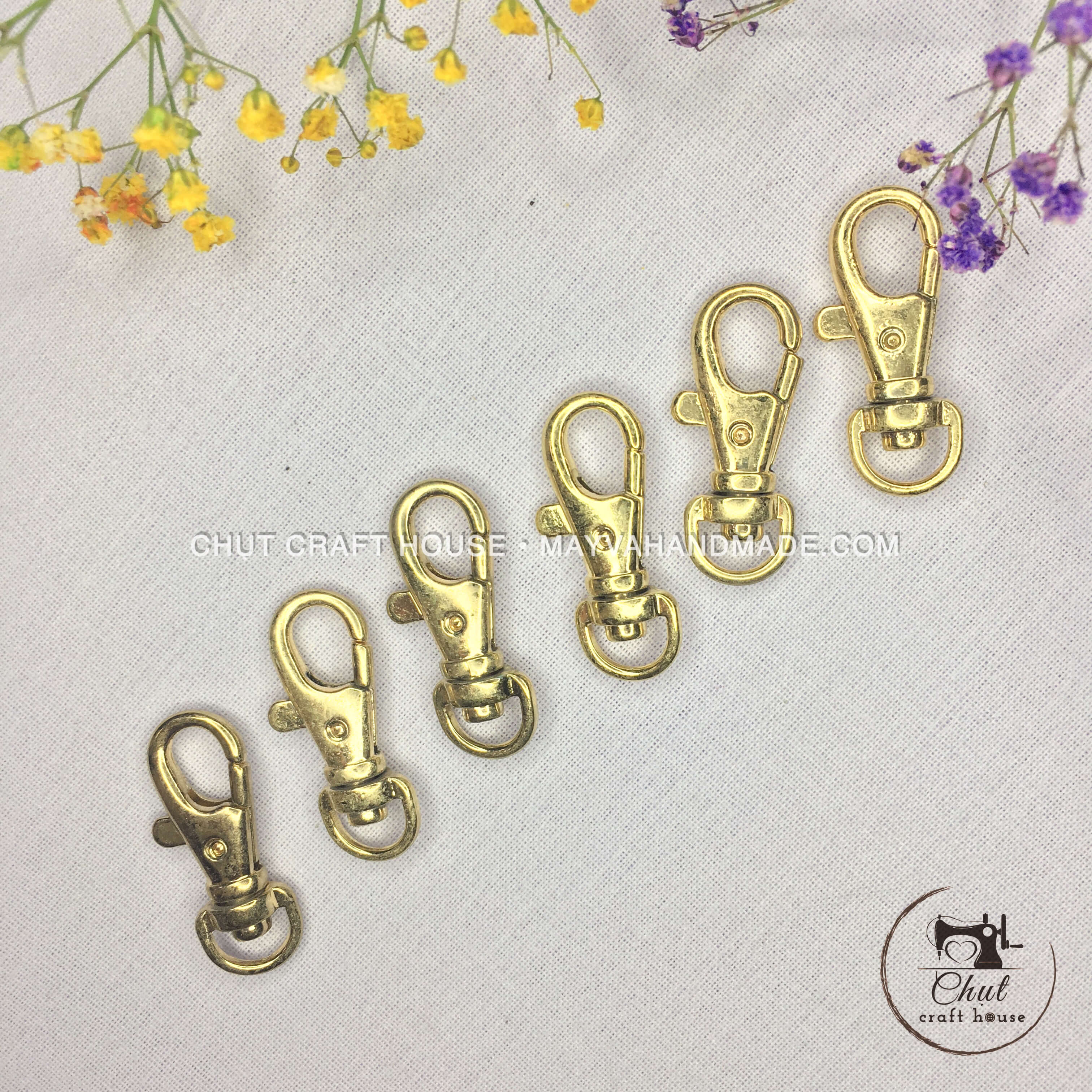 Khoen móc càng cua | màu vàng | giá xưởng