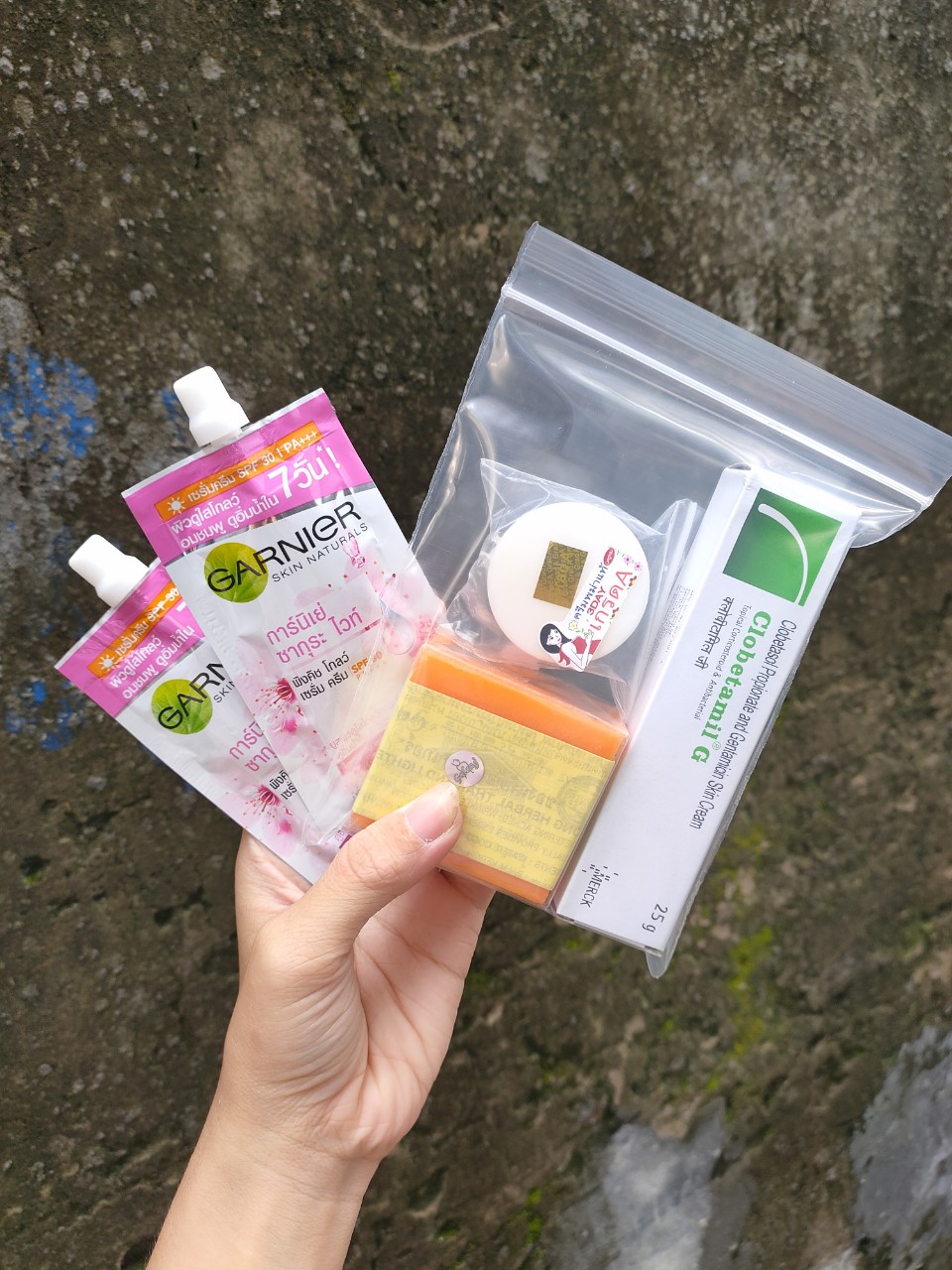 Bộ sp dưỡng da 5 món gói dưỡng hồng