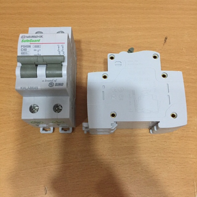 Aptomat đôi 2p 6a-63a sino vanlock ps45n sino vanlock