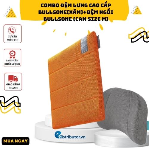 Combo Đệm Lưng Cao Cấp Bullsone+Đệm Ngồi Bullsone