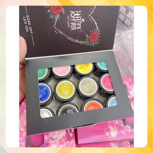 Set gel vẽ hulian 12 màu siêu đậm đặc - siêu xịn mịn