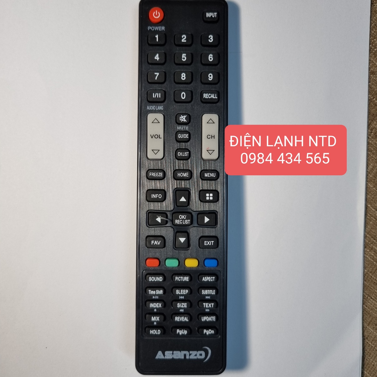 Điều khiển TV Asanzo/Điều khiển tv Asanzo/Remote TV Asanzo/Remote Điều khiển Asanzo/Remote smart tv Asanzo/