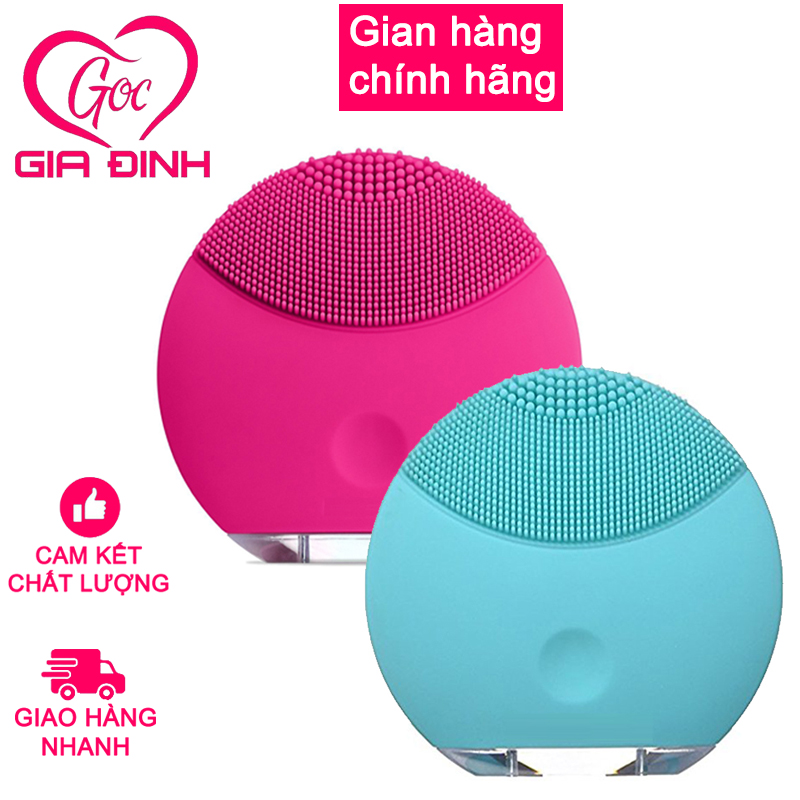 [Lấy mã giảm 10k] Máy Masage, rửa mặt Silicon thế hệ mới (Có nút bịt chân sạc)