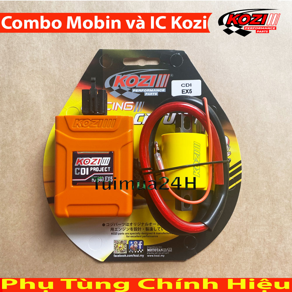 Combo mở tua mobin sườn và ic Kozi 5 Chân mở tua xe máy