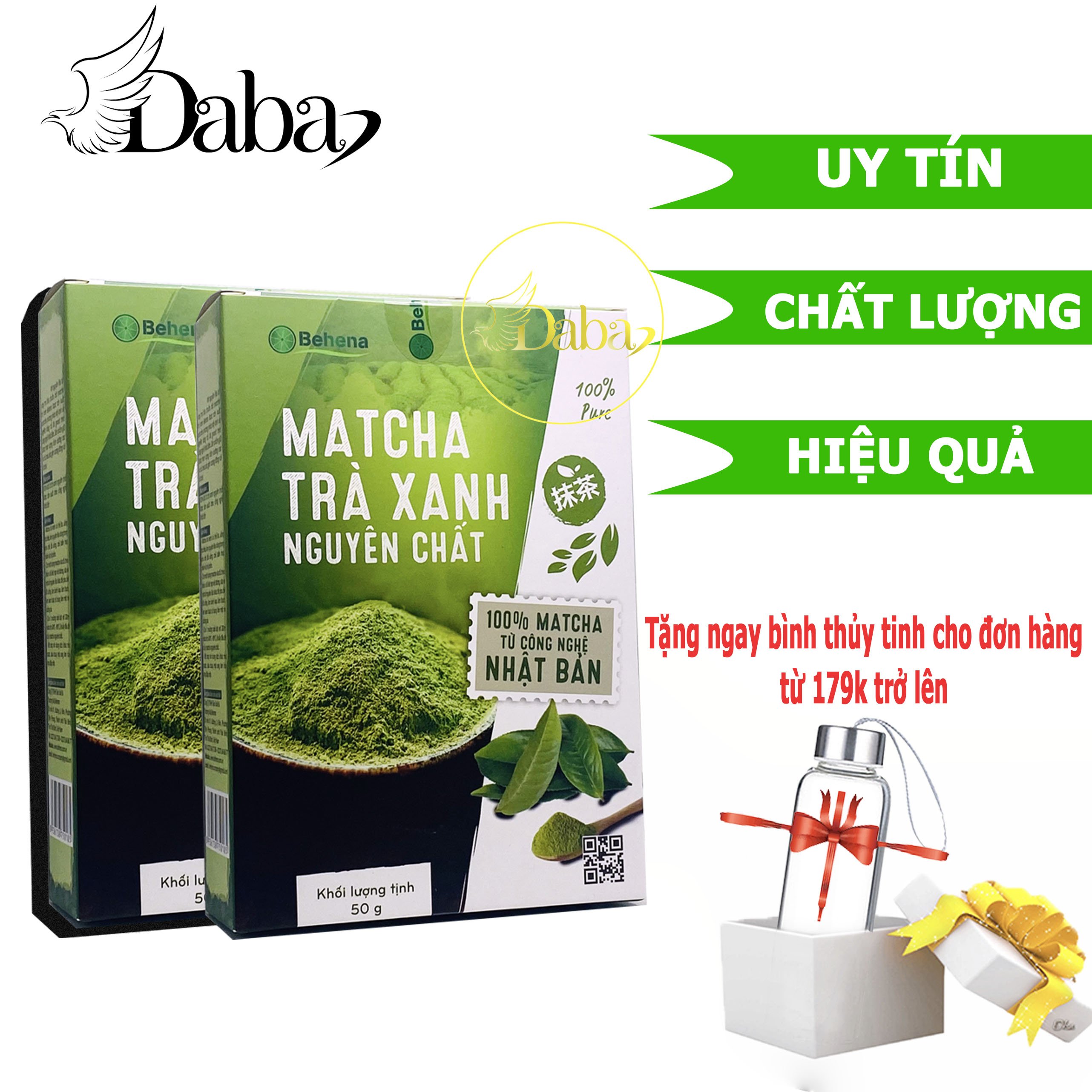 [HCM]Bột trà xanh sấy lạnh nguyên chất Behena |50g| tốt cho sức khỏe hỗ trợ giảm cân mịn da