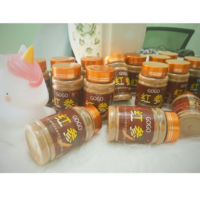 Cấy bột hồng sâm gogo dùng trong nghành spa