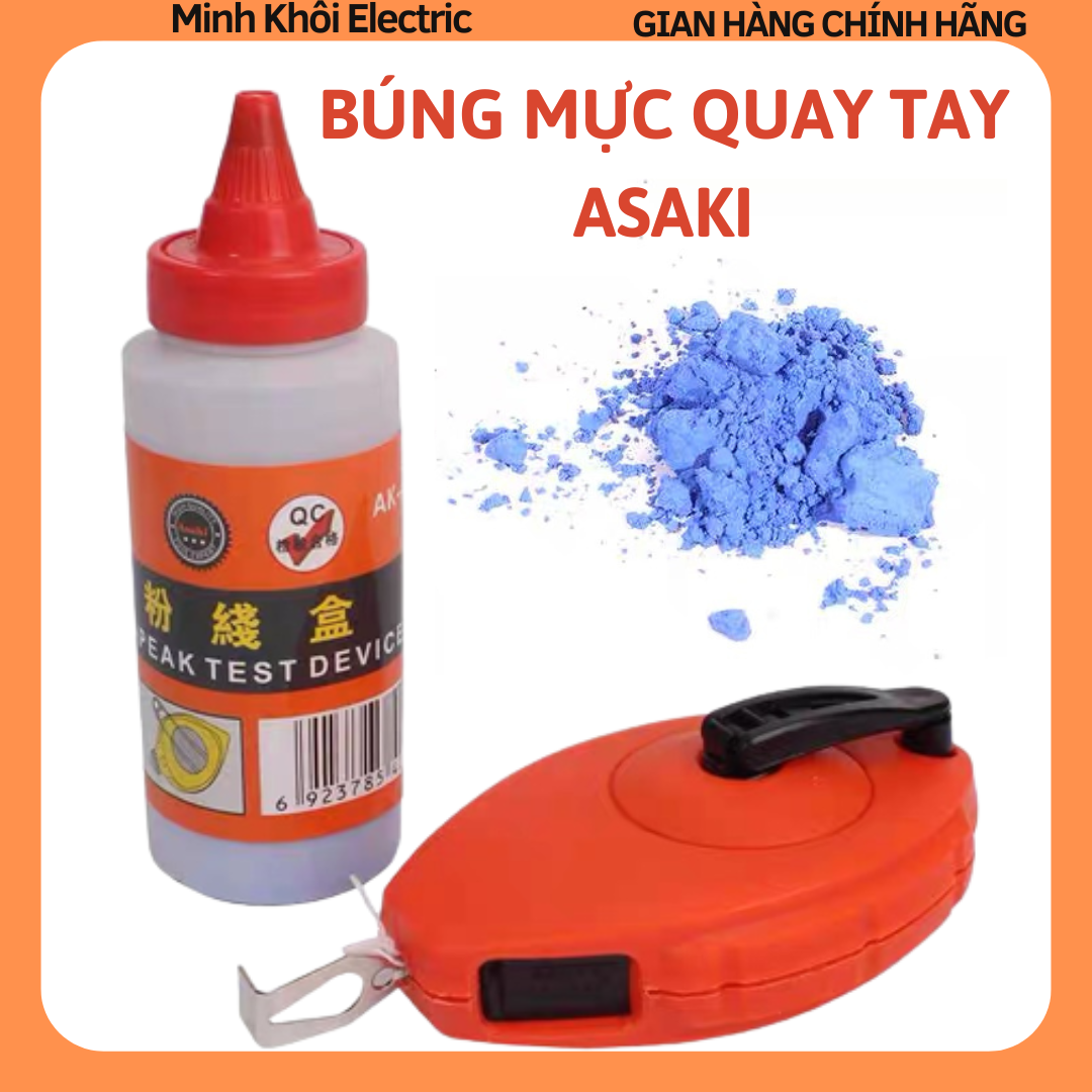 Búng mực quay tay Asaki AK-2567, búng mực tự động asaki ak-2567, bật mực asaki,búng mực Asaki, bật mực Asaki