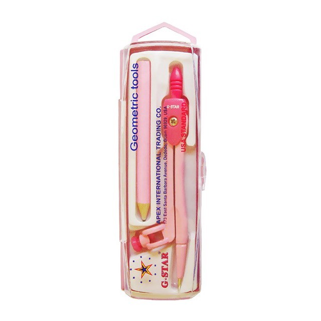 Bộ Compa Kẹp Chì G-star U-112 ( Giao Màu Ngẫu Nhiên )