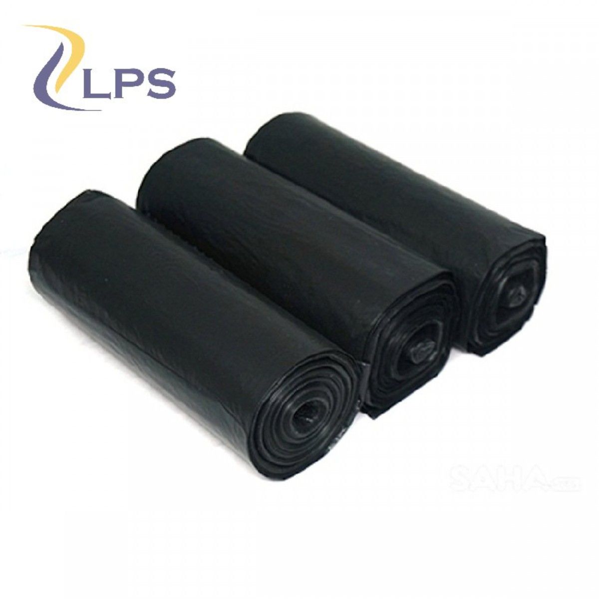 1 Kg bao đựng rác size tiểu màu đen (3 cuộn)