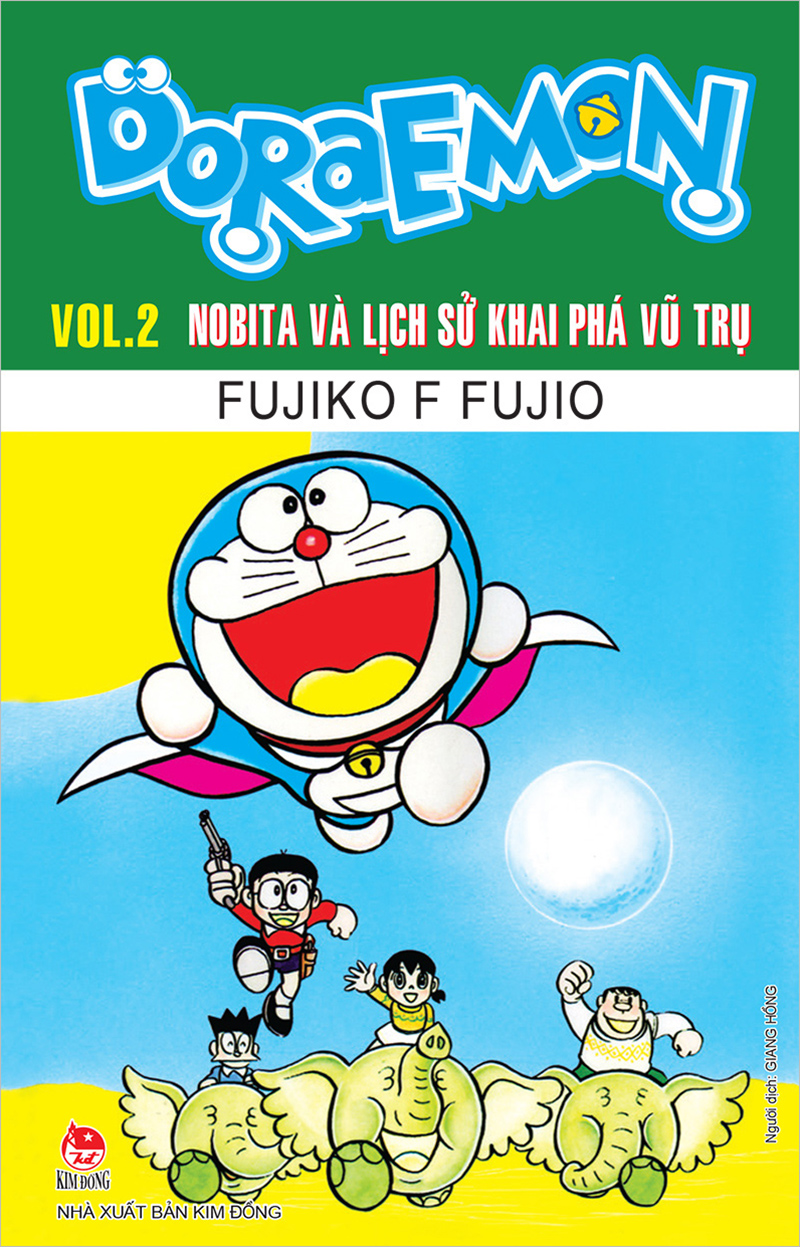 Kim Đồng - Doraemon truyện dài - Tập 2 - Nobita và lịch sử khai phá vũ trụ