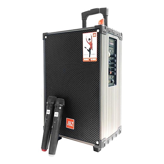 Loa karaoke mini - Loa vali kéo tay JBZ NE 109 - Thùng loa karaoke di động bass 3 tấc công suất lớn giá rẻ