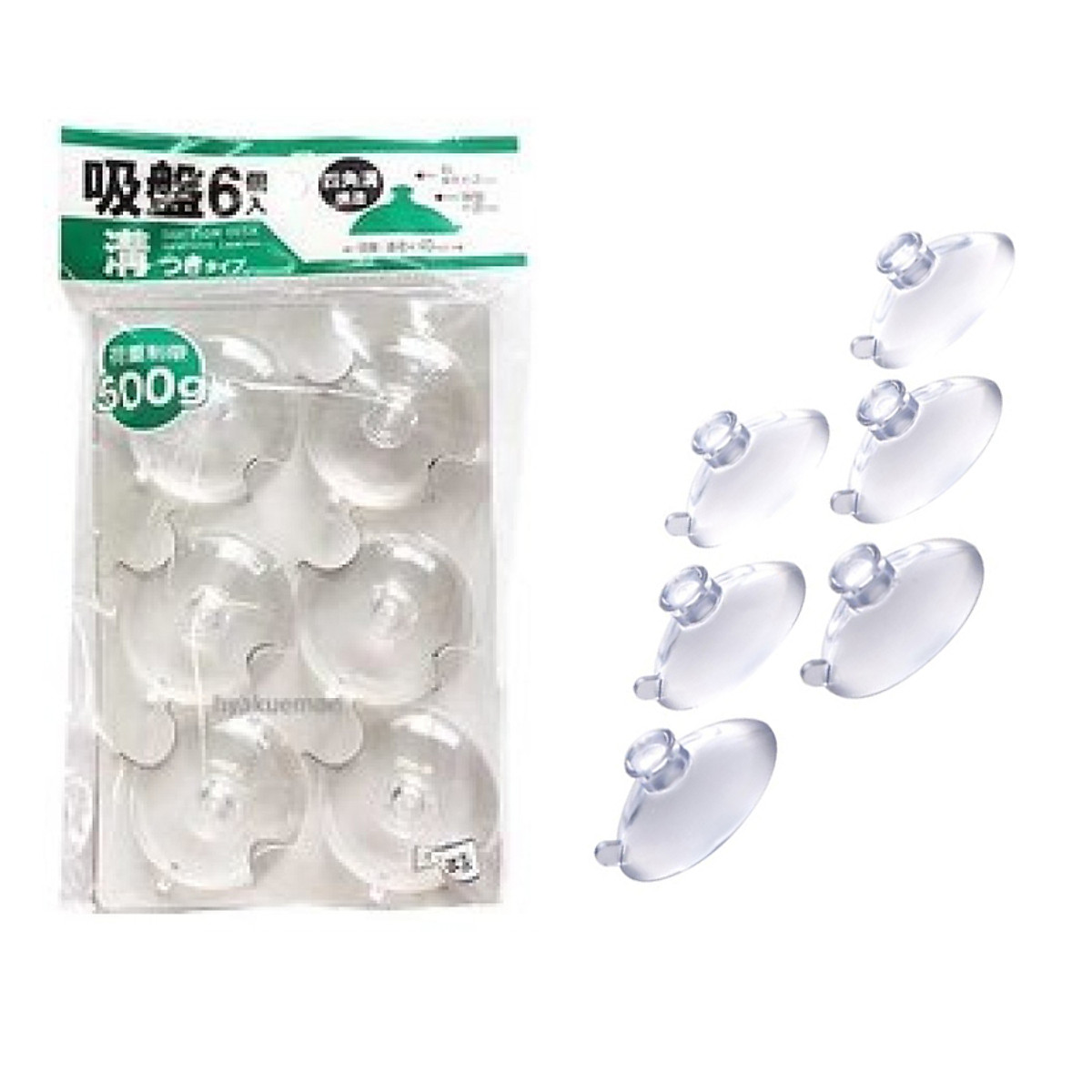 Set 6 núm hút chân không inomata - nội địa nhật bản