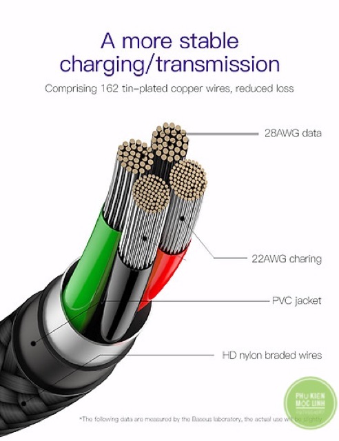 Chân lightning / android / type c 2.4a - cáp sạc sharp bird mvp moblie game dây dù dữ liệu