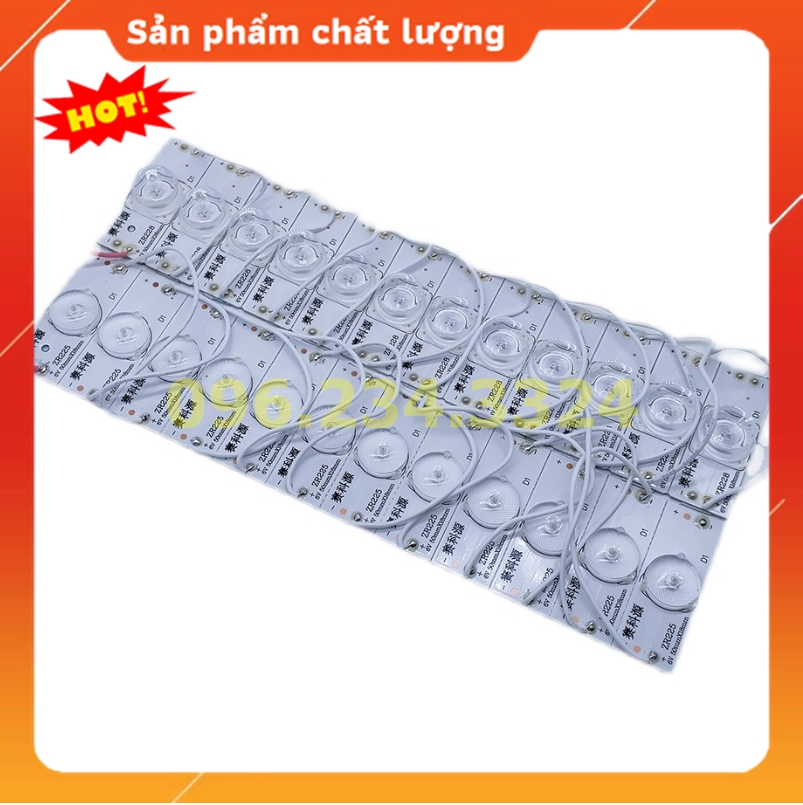 🔥Mới🔥Bóng LED 6V cho đèn nền Tivi từ 32 - 120 ich Có Nền Nhôm Tản Nhiệt