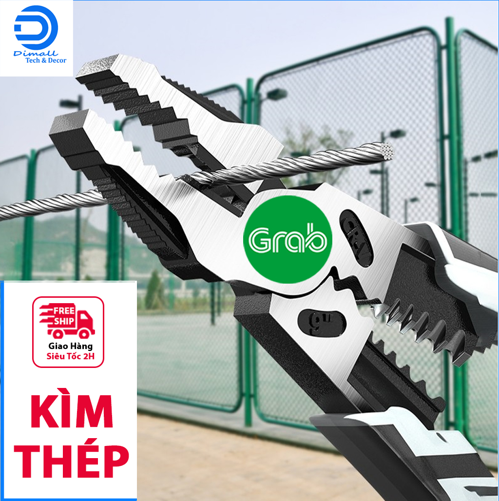 Kìm cắt thép, khóa, ốc,sắt, dùng để cắt,uốn,cuộn kẹp,gai thép đa năng 9 inch, kìm bóp cos, tuốt dây điện