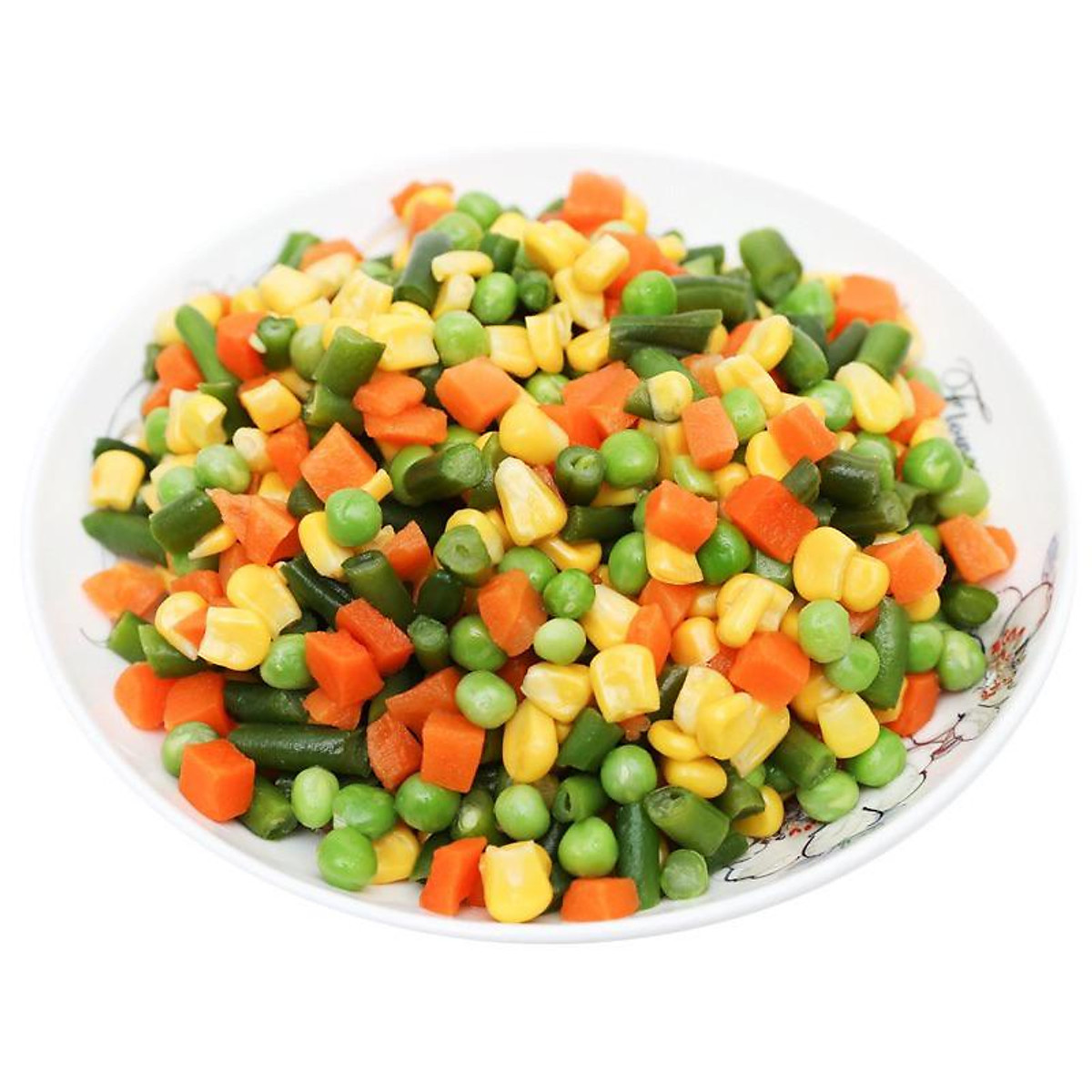 Rau củ hỗn hợp cắt sẵn - túi 1kg (giao tphcm)