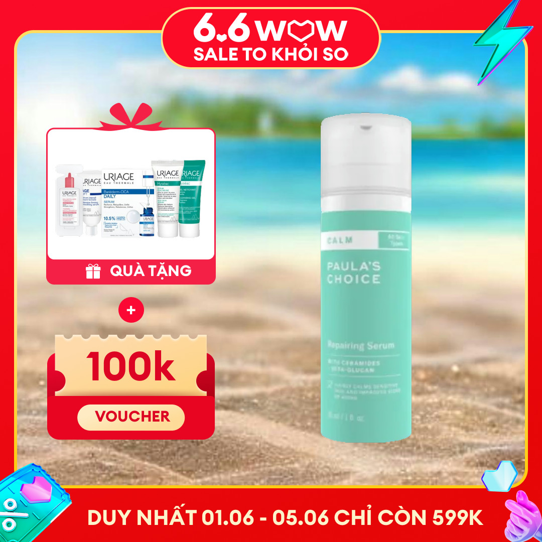 Tinh chất chống lão hóa & làm dịu da nhạy cảm Paula's Choice Calm Repairing Serum 30ml DATE T8/2024