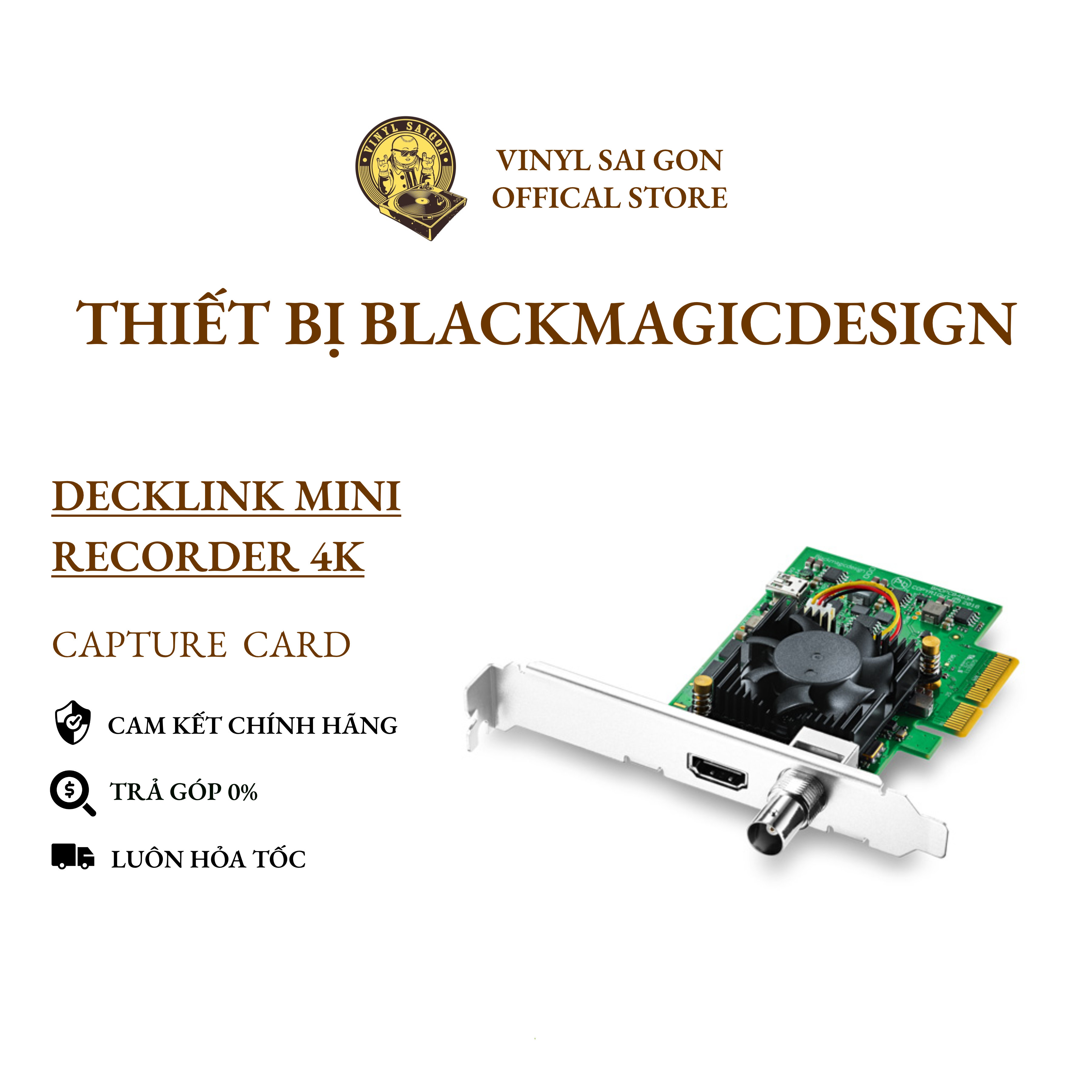 Card Kỹ Xảo Blackmagicdesign DeckLink Mini Recorder 4K Capture Card