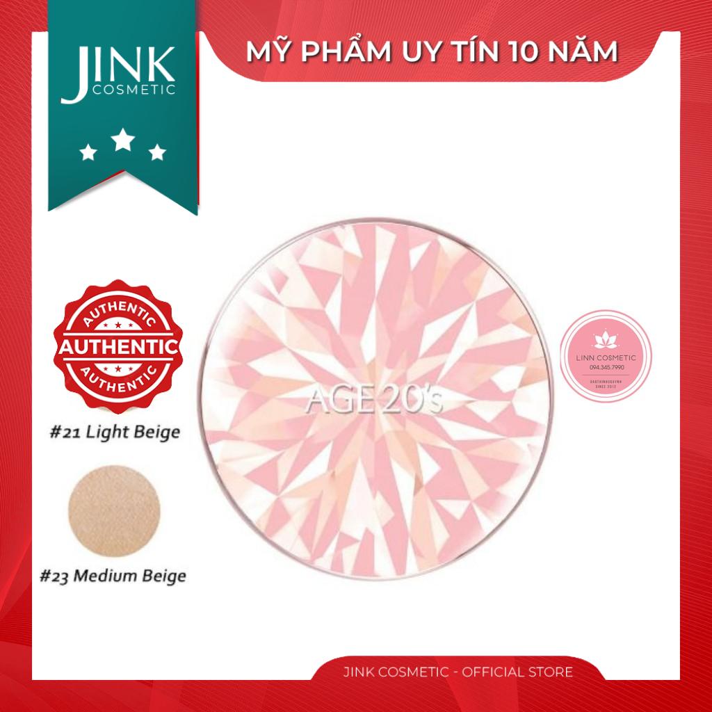 PHẤN NỀN KIM CƯƠNG AGE20 S ESSENCE COVER PACT DIAMOND PINK SPF 50+PA +++