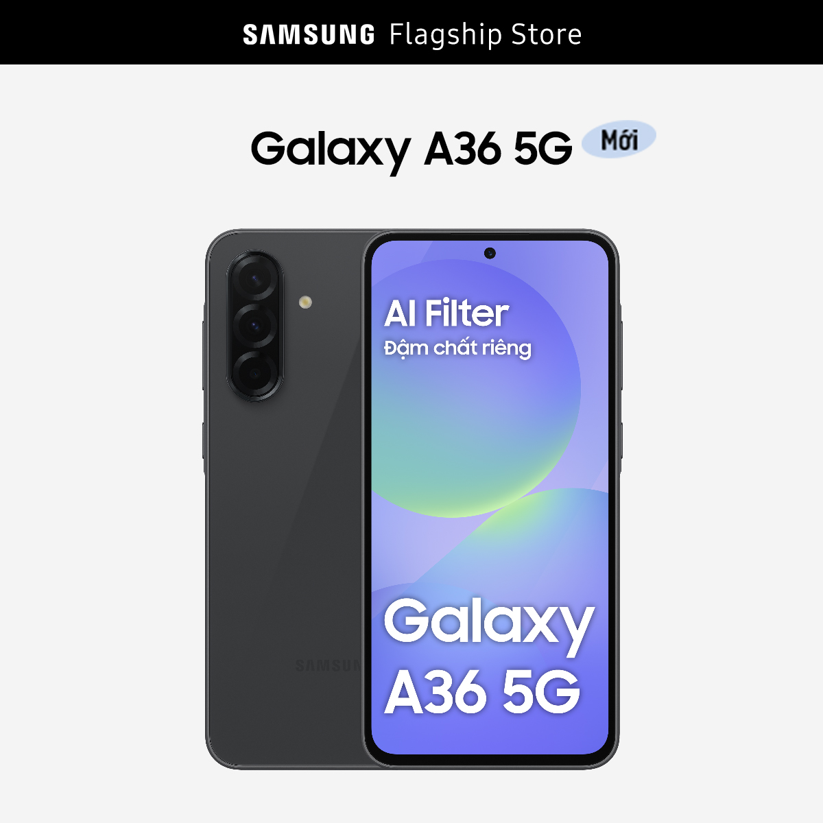 Điện thoại Samsung Galaxy A36 5G, Màn Hình FHD 6.7”, Mặt lưng kính, AI-My Filter, Chip Snapdragon 6 Gen 3, Sạc 45W - 3