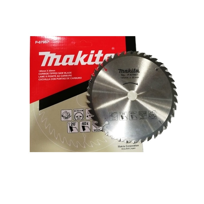 Lưỡi cưa gỗ makita chính hãng 185mm 40 răng p-67957
