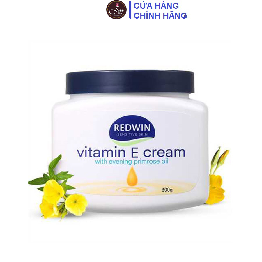 Kem dưỡng ẩm mặt và body redwin vitamin e cream 300g