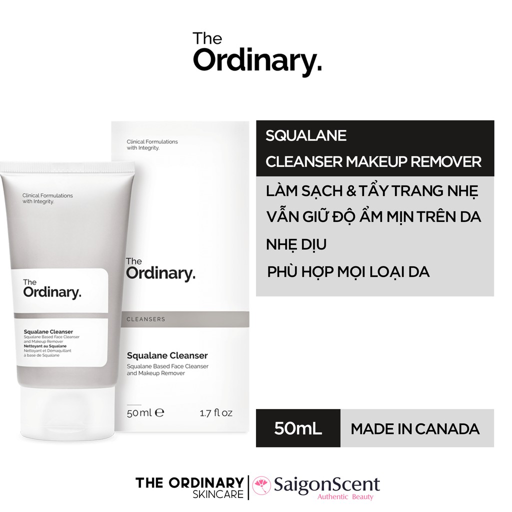 Sữa rửa mặt The Ordinary - Squalane Cleanser