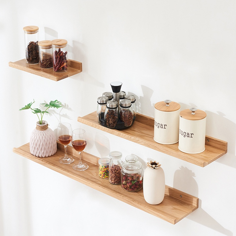 Kệ gỗ gắn tường sâu 15cm