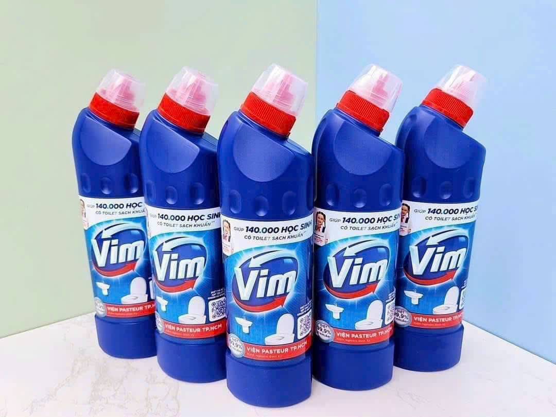 Nước Tẩy Bồn Cầu Vim Diệt Khuẩn 450ml