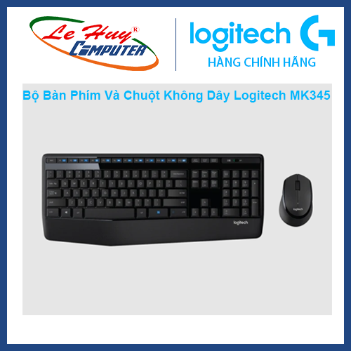  Bộ Bàn Phím Và Chuột Không Dây Logitech MK345 