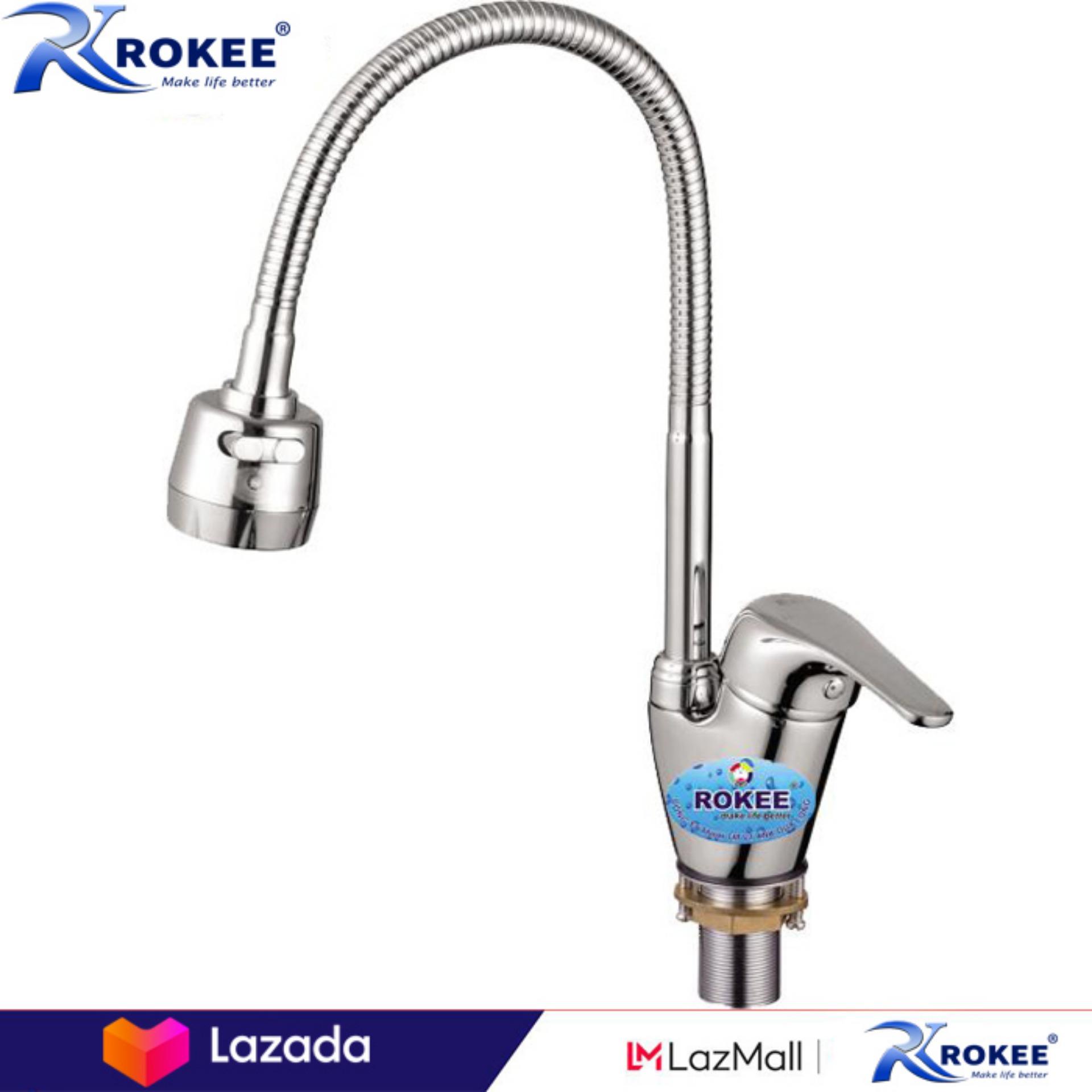 Vòi rửa chén nóng lạnh rokee dl105