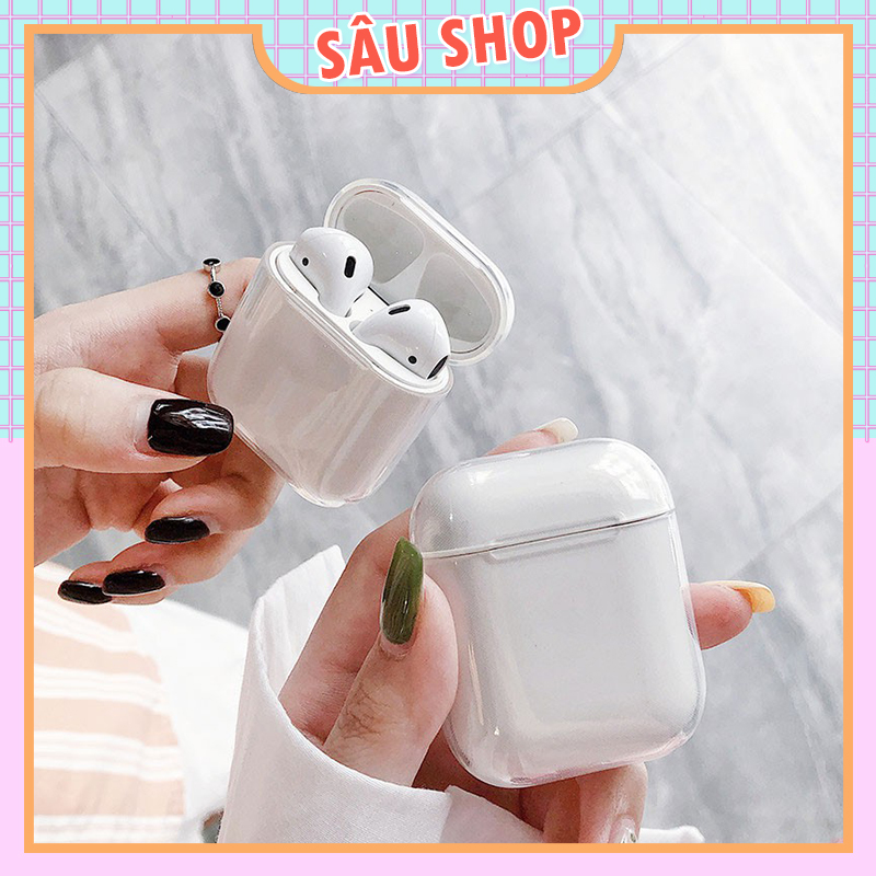 Case Vỏ Bao TRONG SUỐT Bảo Vệ Đựng Tai Nghe Không Dây Airpods 1 2 3 Pro i11 i12