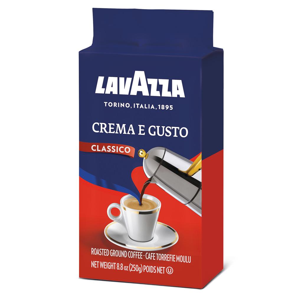 Cà phê rang xay lavazza crema e gusto classico – italia gói 250g date 2-2023