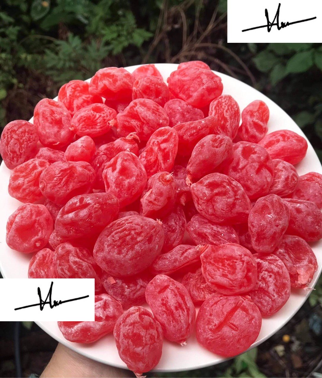 1kg ô mai xí muội đào hồng bao tử đà lạt chua ngọt loại ngon