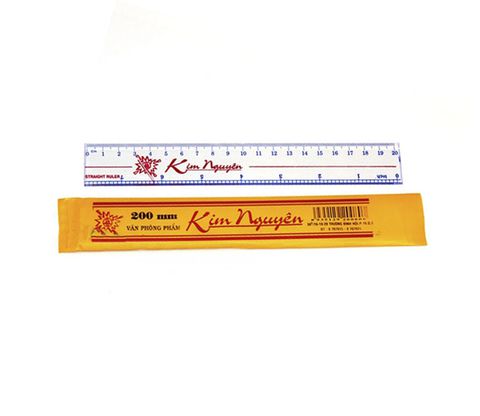 Lốc 10 thước cứng kim nguyên 20cm
