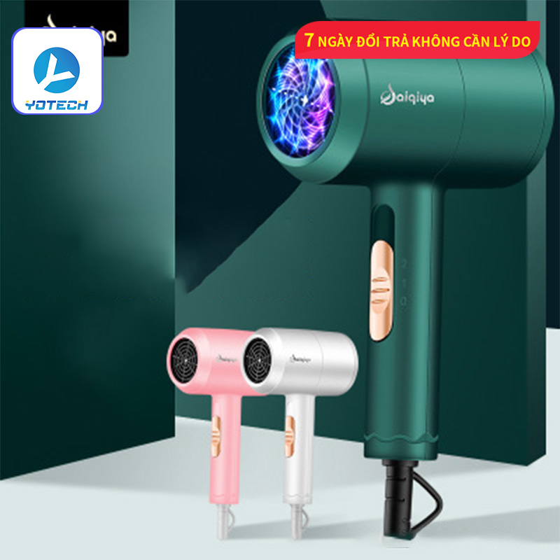 Máy sấy tóc chính hãng SAIQIYA PG-9299 làm khô tóc và chăm sóc tóc, máy sấy tóc mini lực gió mạnh với 3 mức điều chỉnh, máy làm khô tóc tích tắt trong 3 phút, máy sấy tóc nóng lạnh tiết kiệm điện năng, máy sấy tạo kiểu tóc đa năng