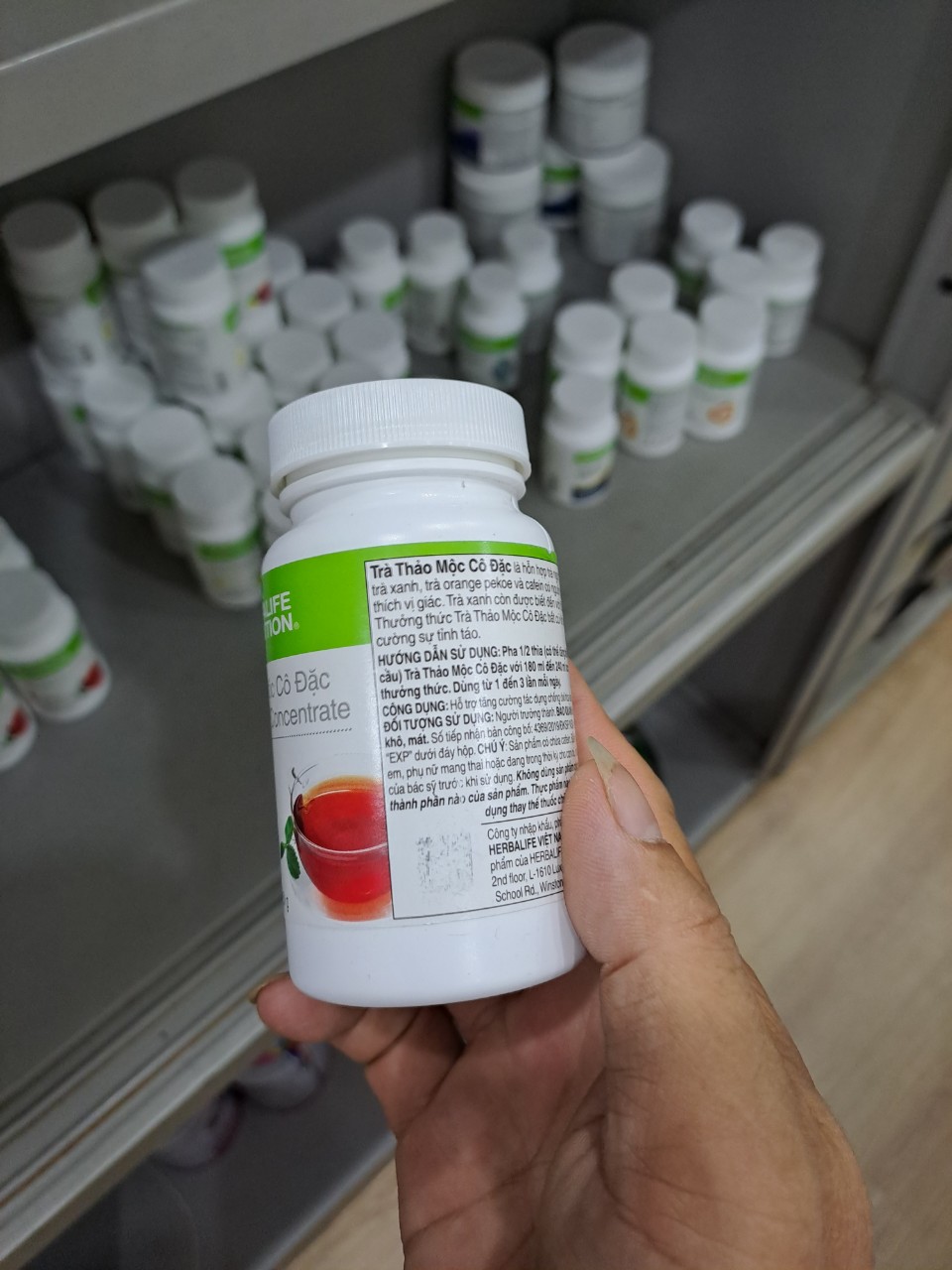TRà thảo mộc cô đặc hương chanh