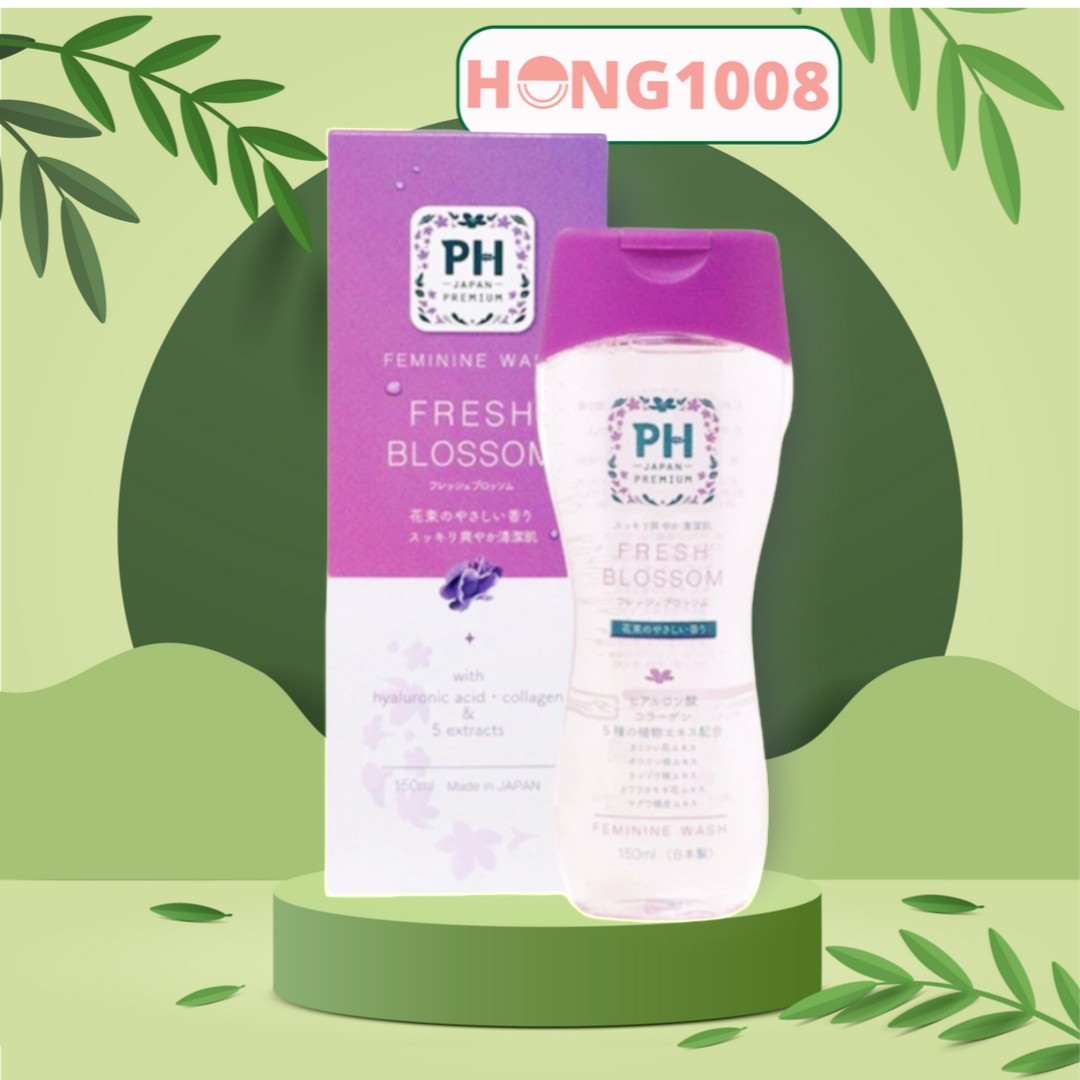 Dung Dịch Vệ Sinh Phụ Nữ PH Care 150ml Nhật Bản Màu Tím Fresh Blossom - PH Japan Premium Feminine Wash - Shop Hong1008