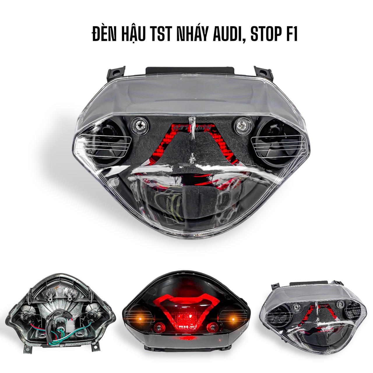 Đèn hậu tst sirius hiệu ứng audi stop f1 - umv
