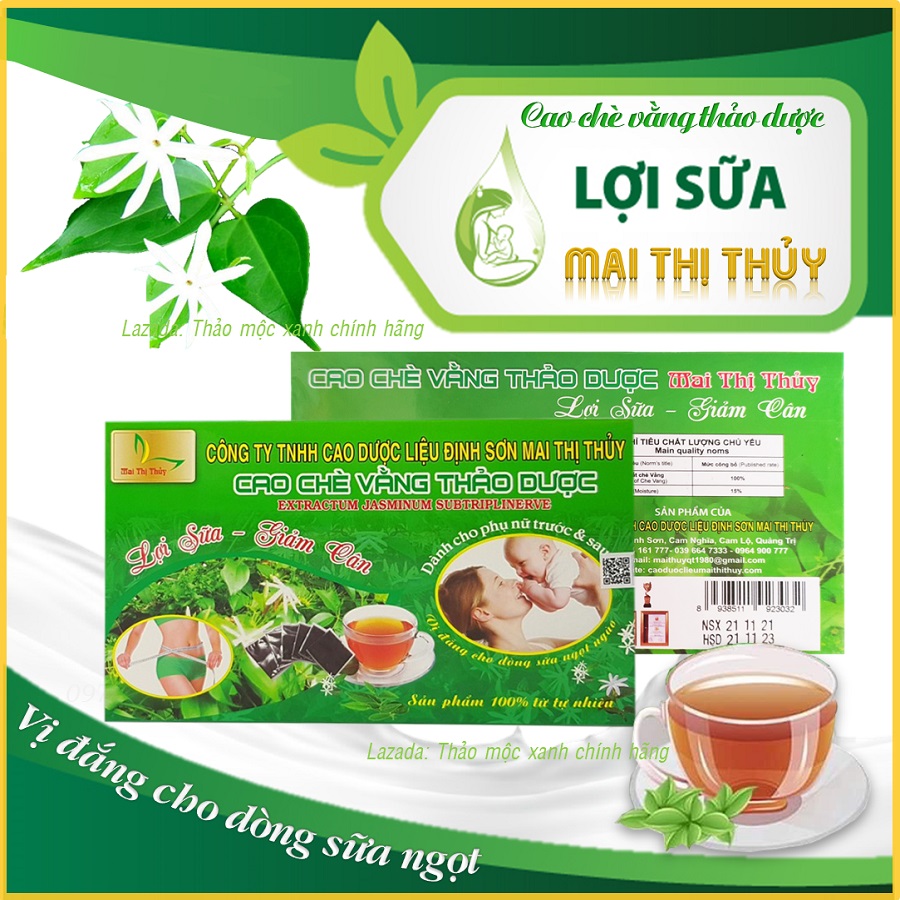 Cao chè vằng lợi sữa giảm cân 500gr - Chè vằng lợi sữa, giảm cân, kháng viêm cho mẹ sau sinh