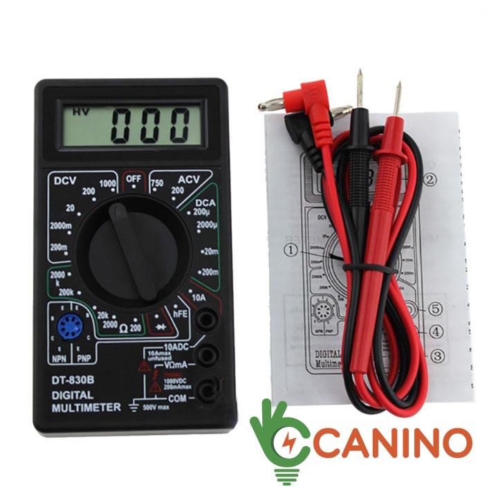 Đồng hồ đo điện vạn năng mini dt830d siêu đa năng nhỏ gọn