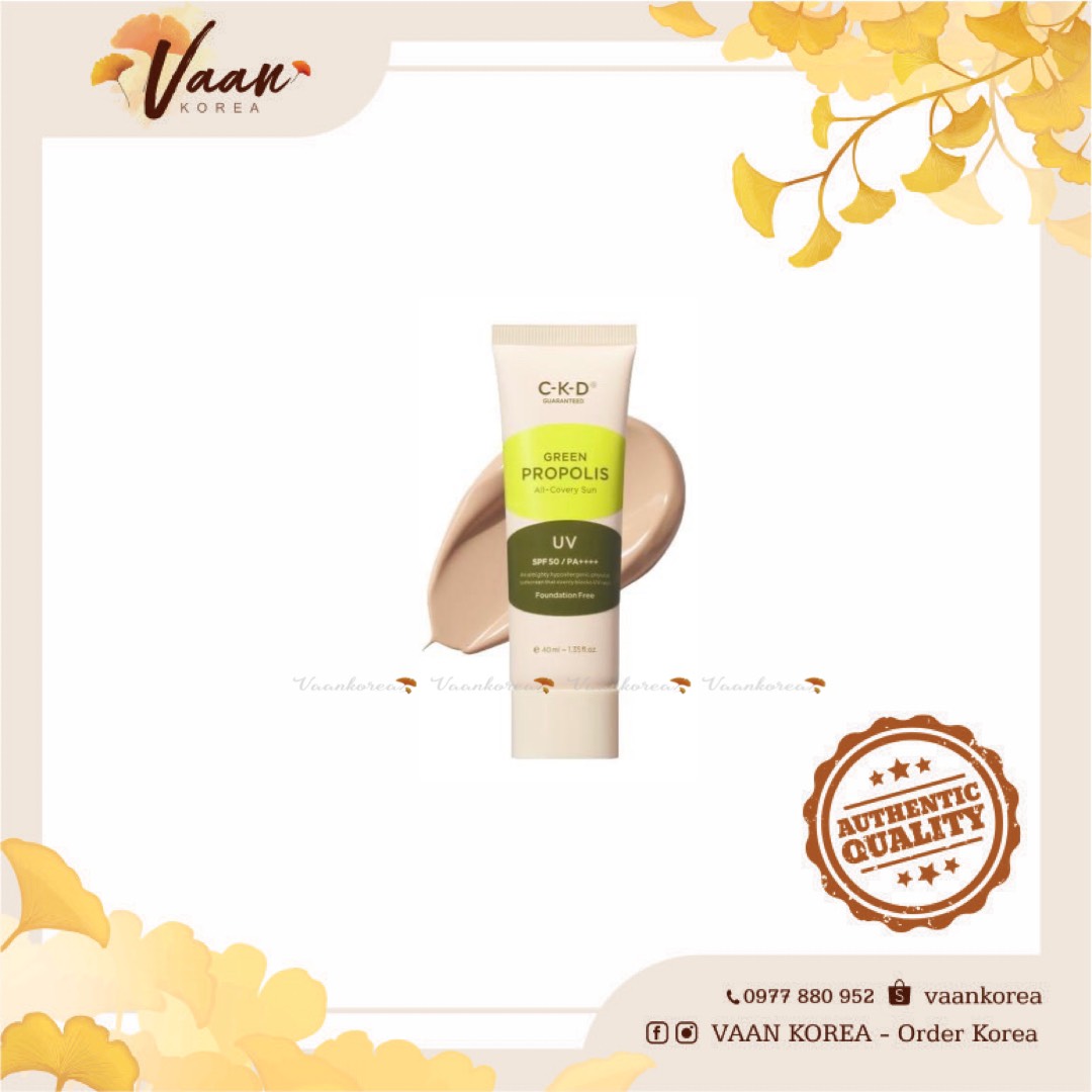 Kem chống nắng CKD Green Propolis All-Covery Sun SPF50 PA++++