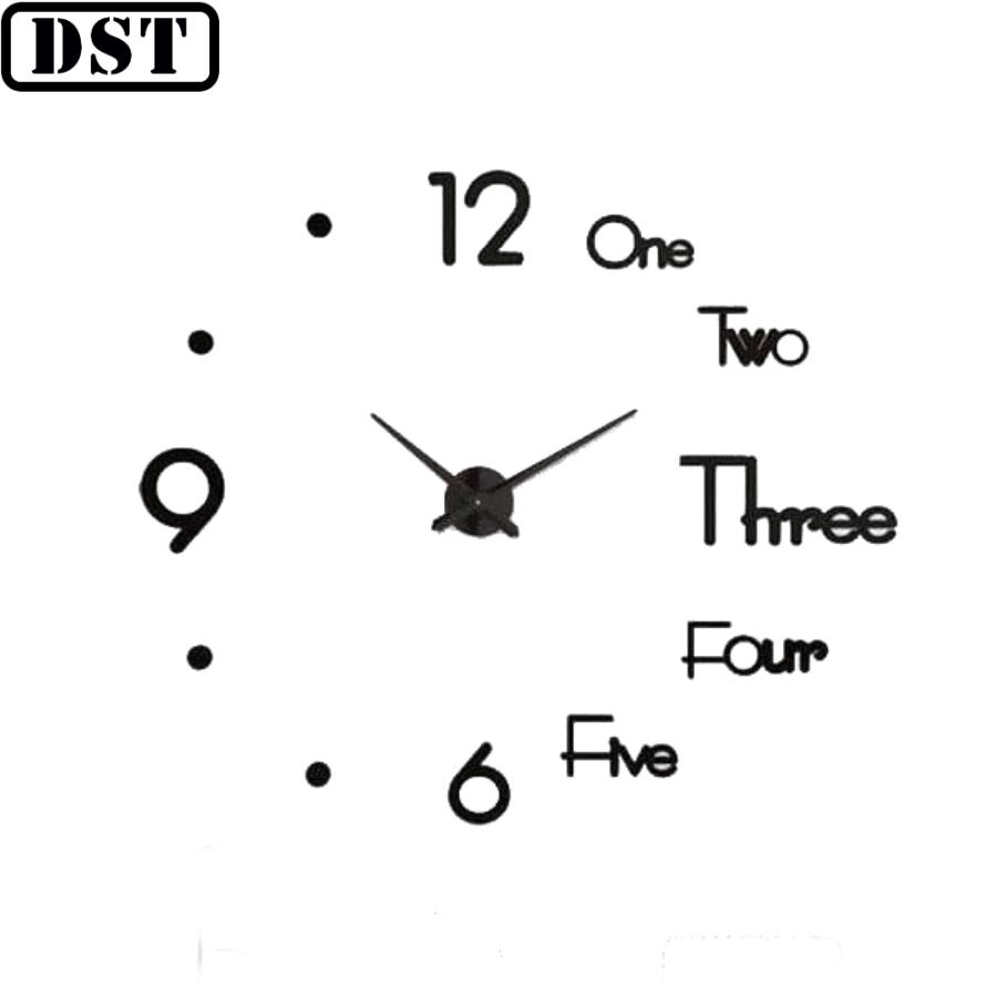 Đồng Hồ Dán Tường 3D phong cách Châu Âu không cần khoan tường, đồng hồ dán tường DIY tĩnh, đồng hồ 3D dán tường sang trọng phong cách châu Âu, đồng hồ treo tường phòng làm việc, đồng hồ bàn, lắp đặt đơn giản