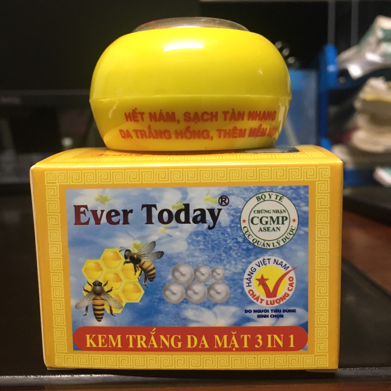 Kem dưỡng trắng da ever today đăng dương