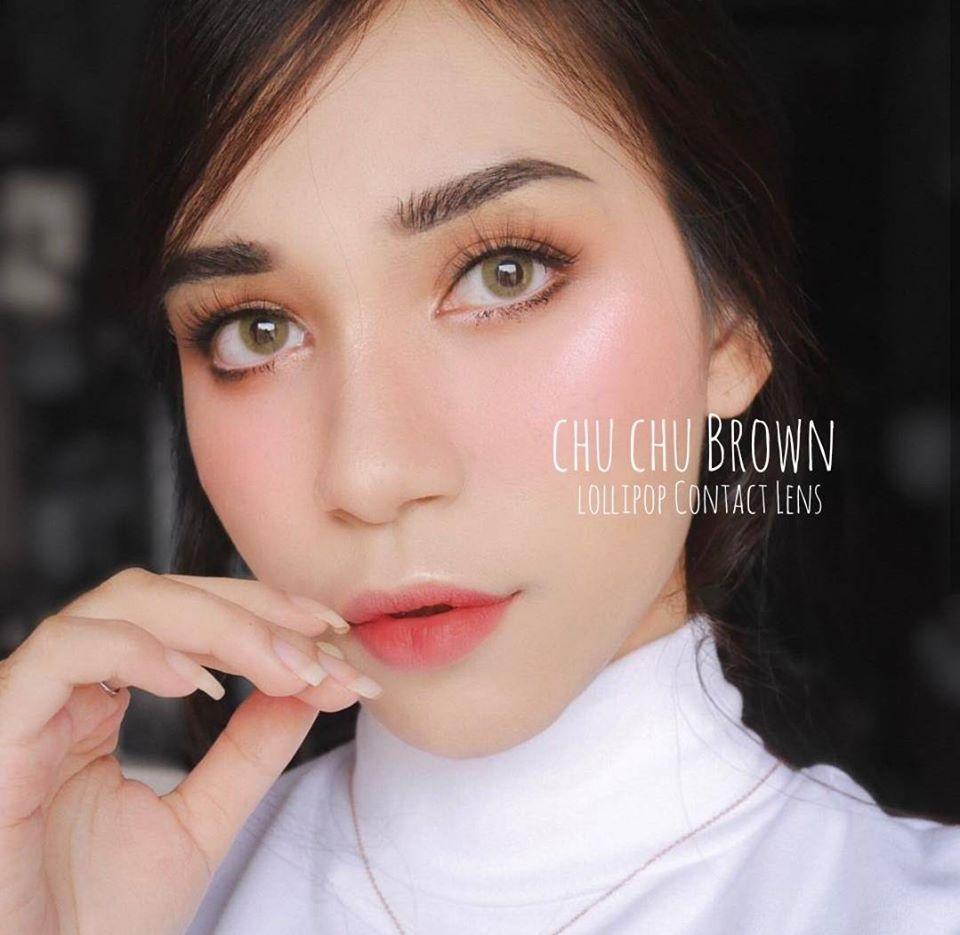 Lens ChuChu tone tây nhẹ nhàng.2 màu nâu xám