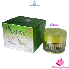 Kem dưỡng trắng Mịn da Collagen - Nhau Thai Cừu NAIREM - 12g
