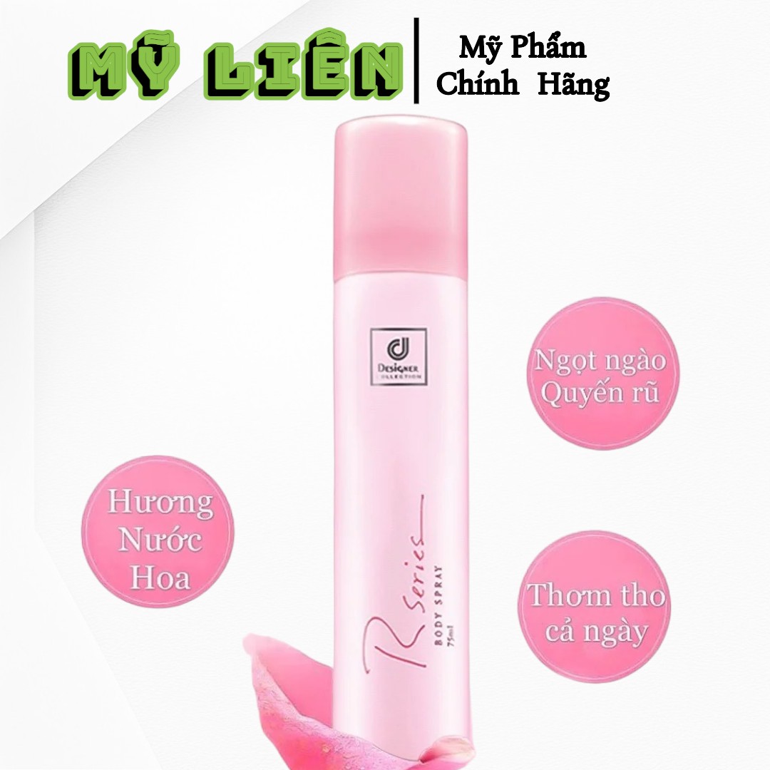 Xịt thơm body rseries body spray thái