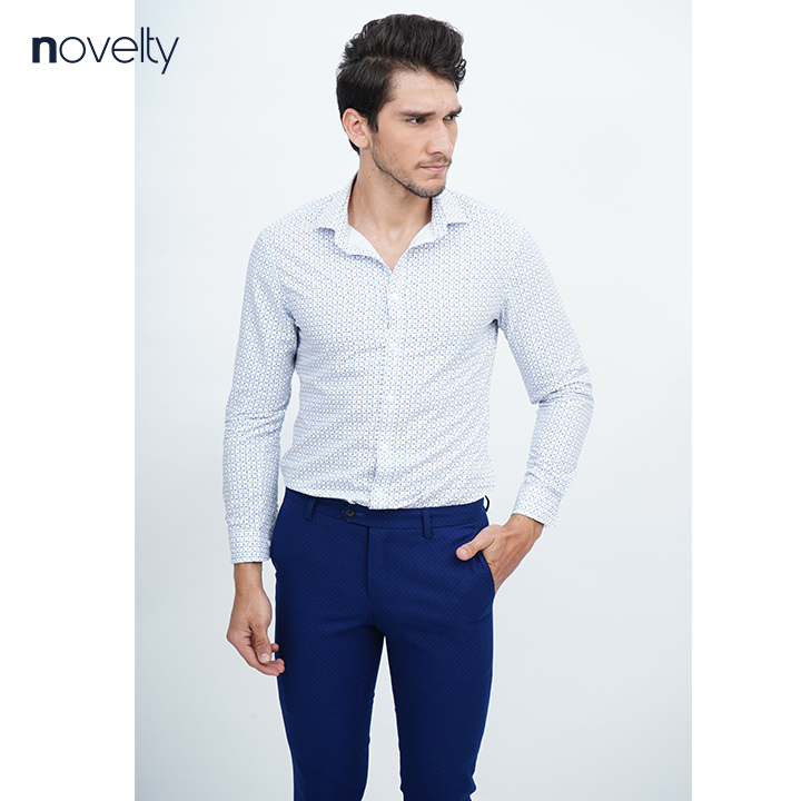 Áo sơ mi nam Novelty dài tay 181096D