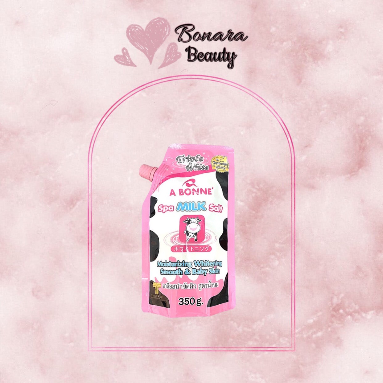Muối tắm sữa bò tẩy da chết thái lan a bonne spa milk salt 350g